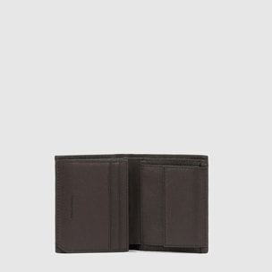 Piquadro Vertical men’s wallet with coin pocket