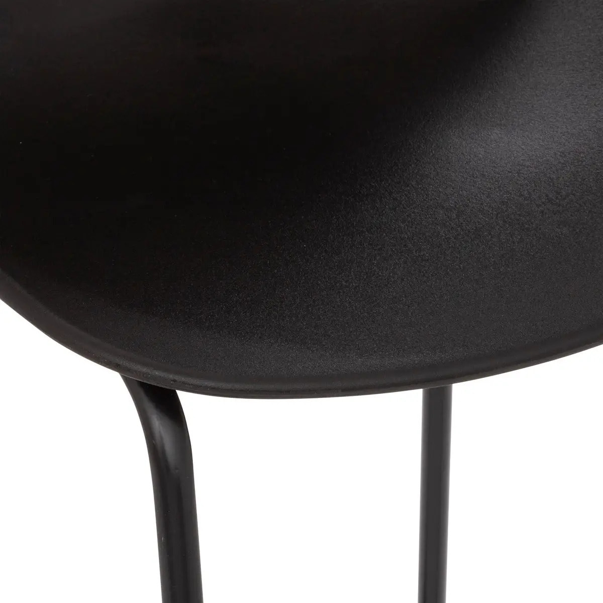Tabouret de bar "Otac" métal noir