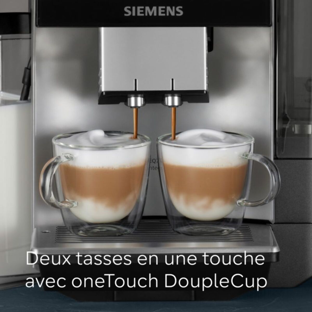 Expresso Broyeur SIEMENS EQ700 integral Inox Silver/Noir TQ713R03