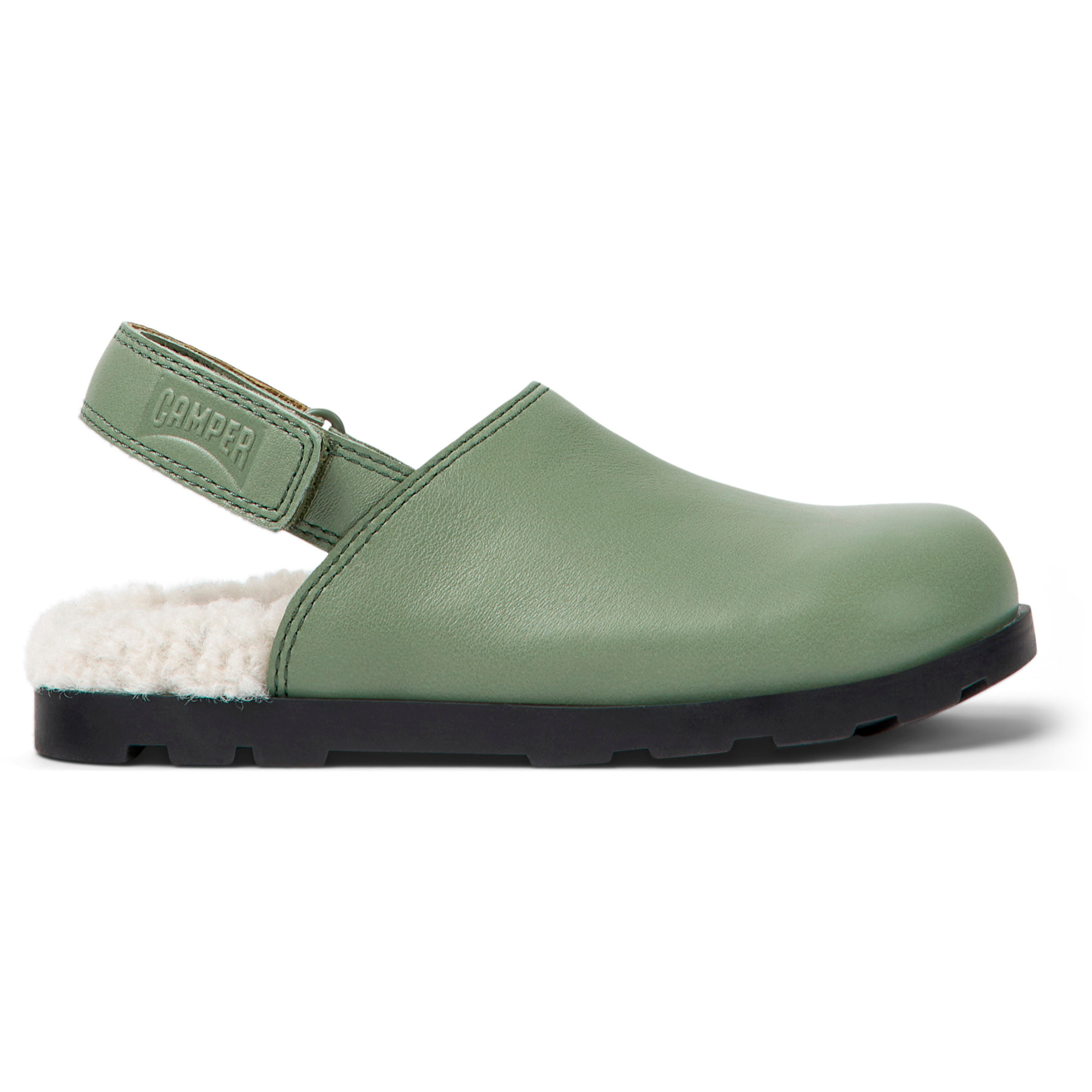 Sandalias - CAMPER Brutus - Verde - Cuero liso