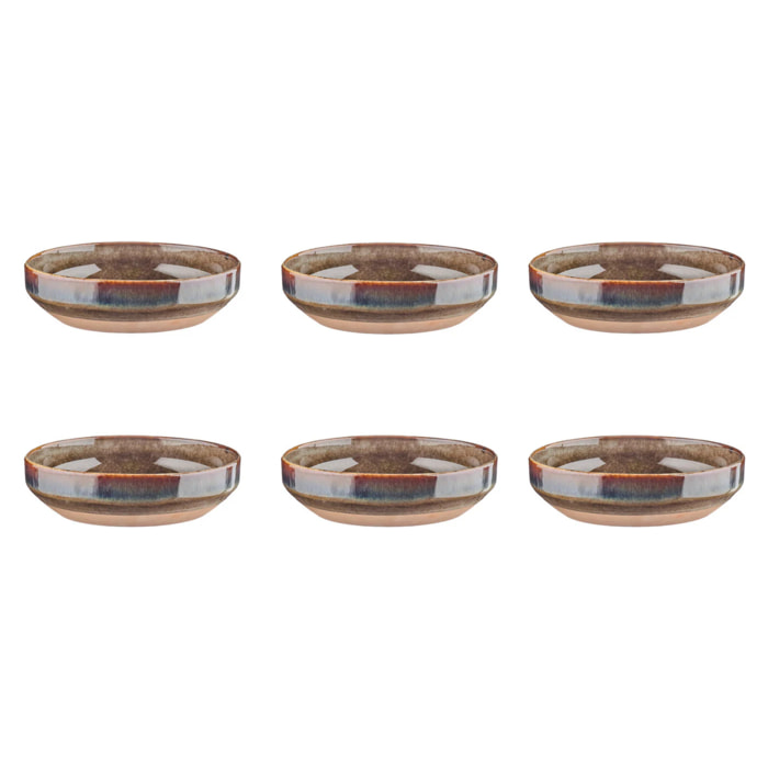 Bol GENESIS Ø17cm - 6 pièces - Basalte