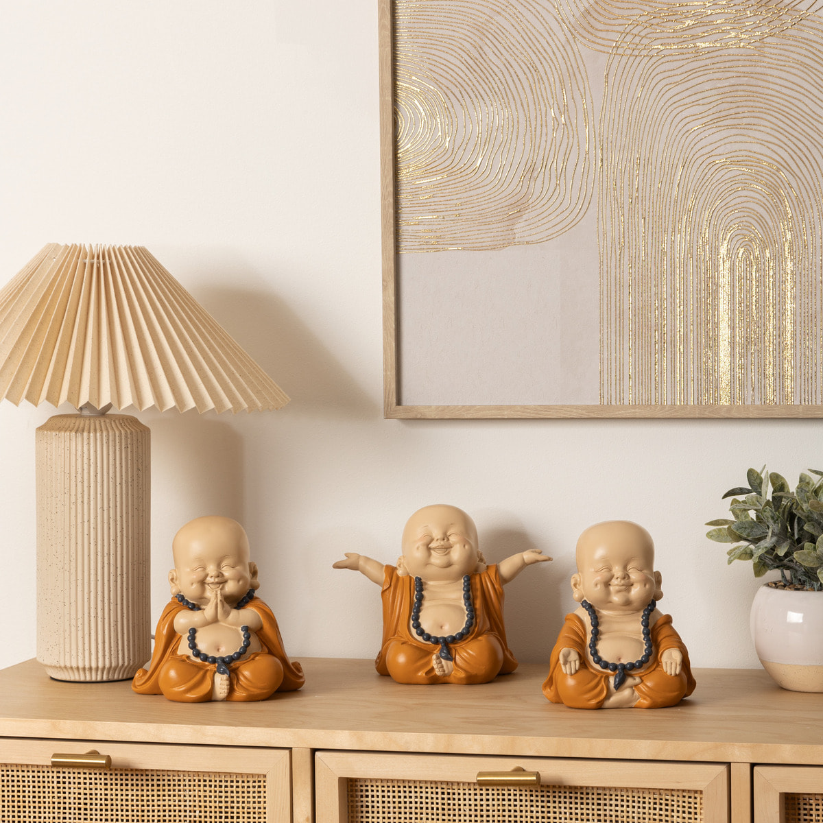 Bouddha résine Baya H16cm