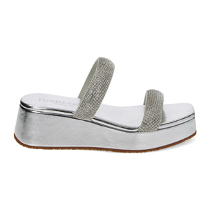 Cuñas plateadas en laminado