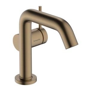 Mitigeur lavabo Tecturis S 110 Fine Ecosmart+ avec bonde clic-clac, Bronze brossé