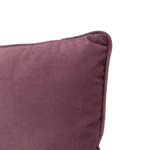 Coussin Lilou violet clair 50x30cm