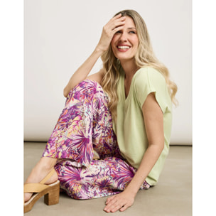 Camiseta Manga Corta Verde Claro - Imara