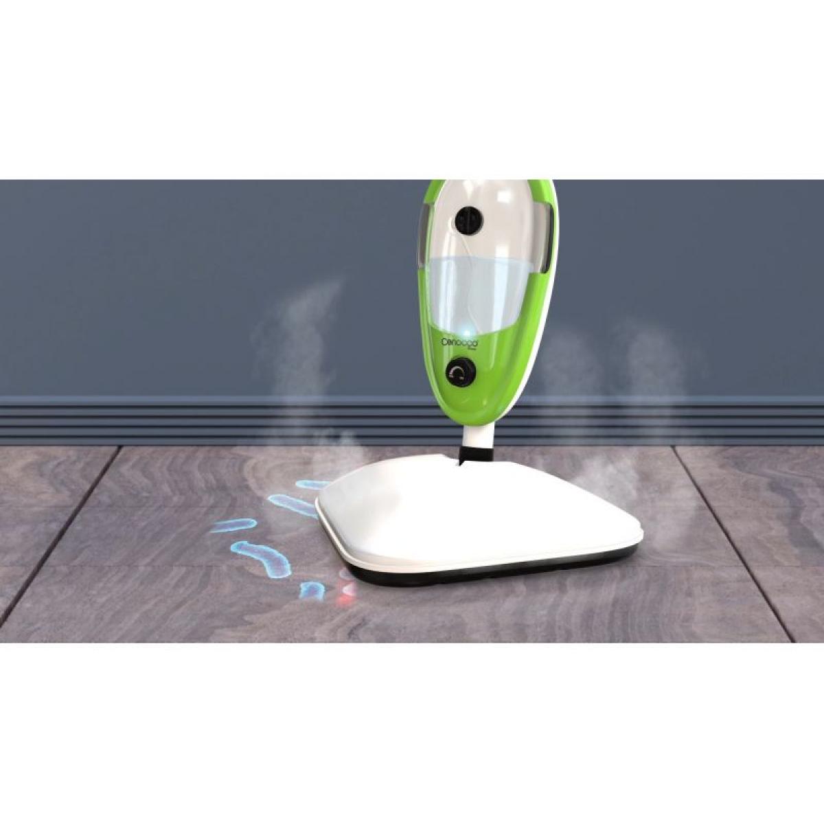 Balai vapeur électrique multifonctions 1300W vert Cenocco CC9074-GRN
