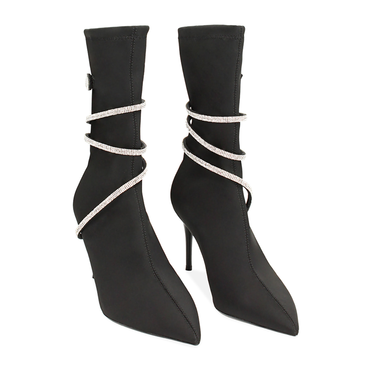Botines negros de lycra