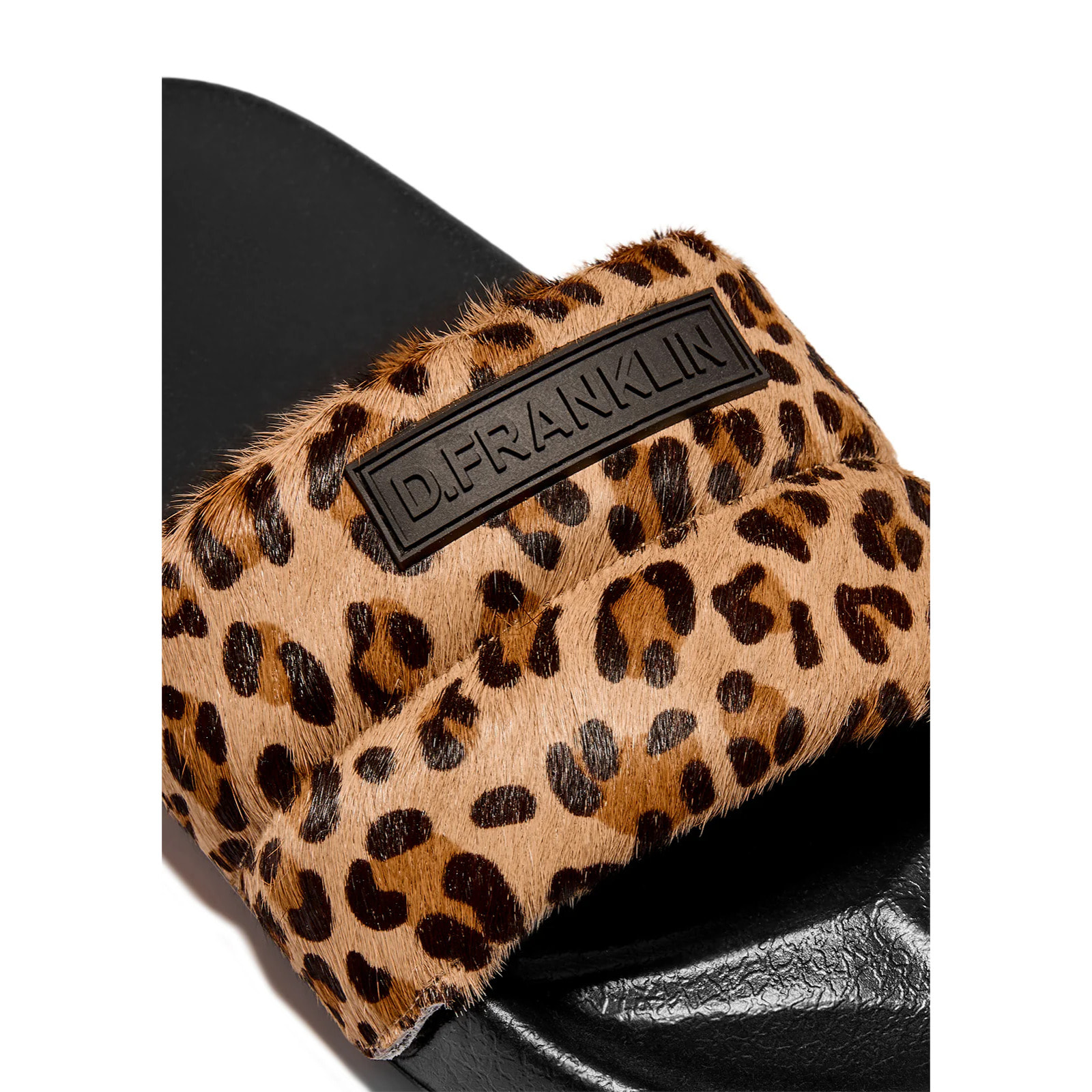 Chanclas Venice Mujer Piel con Estampado Animal