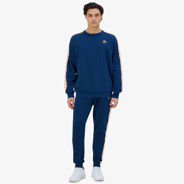 Pantaloni Kappa Uomo 222 Banda Alanz 3 Blu