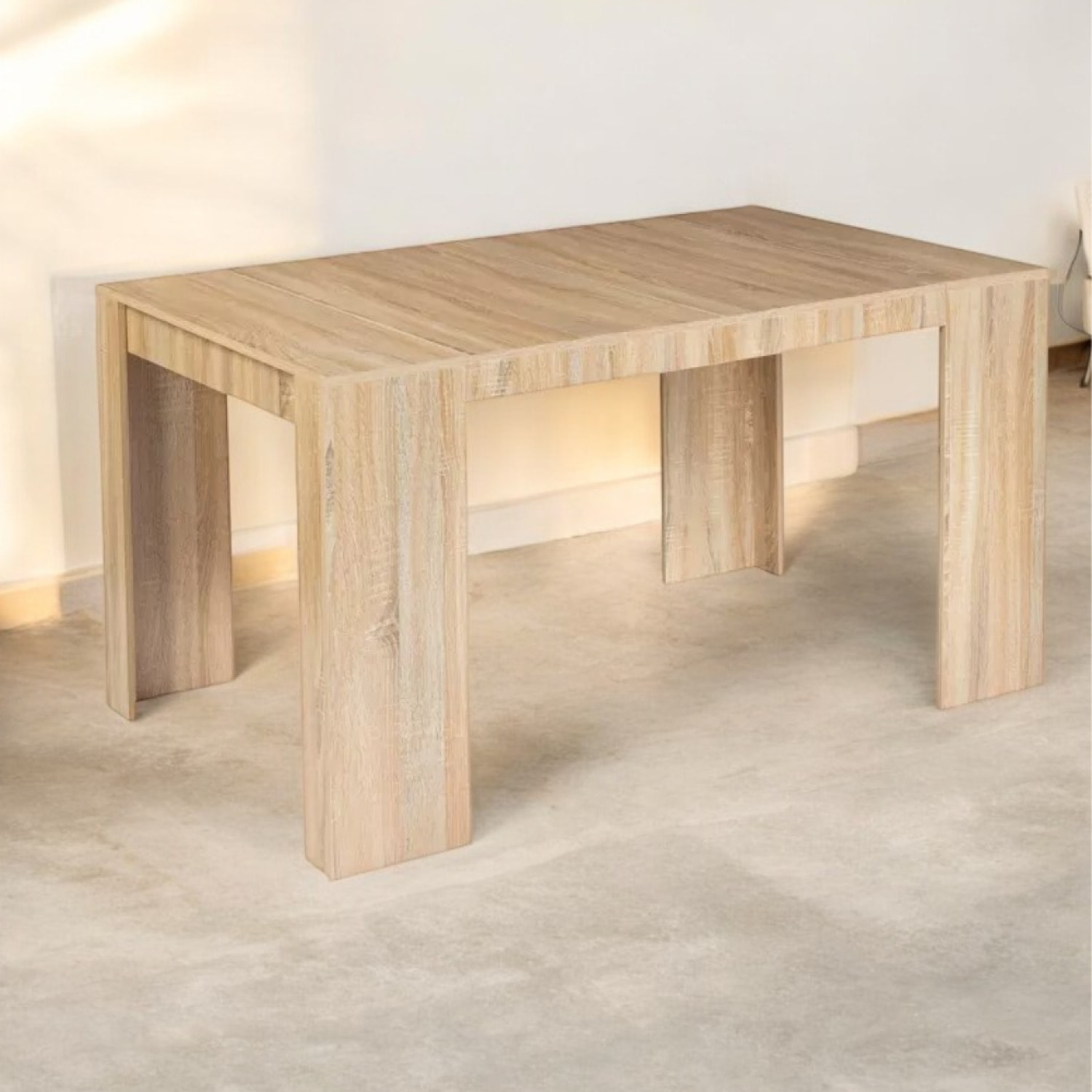 Table console extensible en bois - 1,40 m NOVA