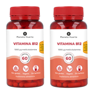 Pack 2x Vitamina B12 Planeta Huerto 60 cápsulas