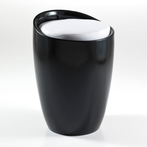Oresteluchetta pouf/contenitore MONO BLACK Nero
