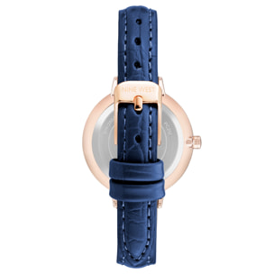 Reloj Nine West NW-2554RGNV Mujer Analogico Cuarzo con Correa de Cuero