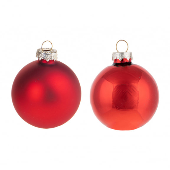 Sfere natalizie - Pezzi 6 - 2,5xH2,5x2,5cm - Bianchi Dino SpA