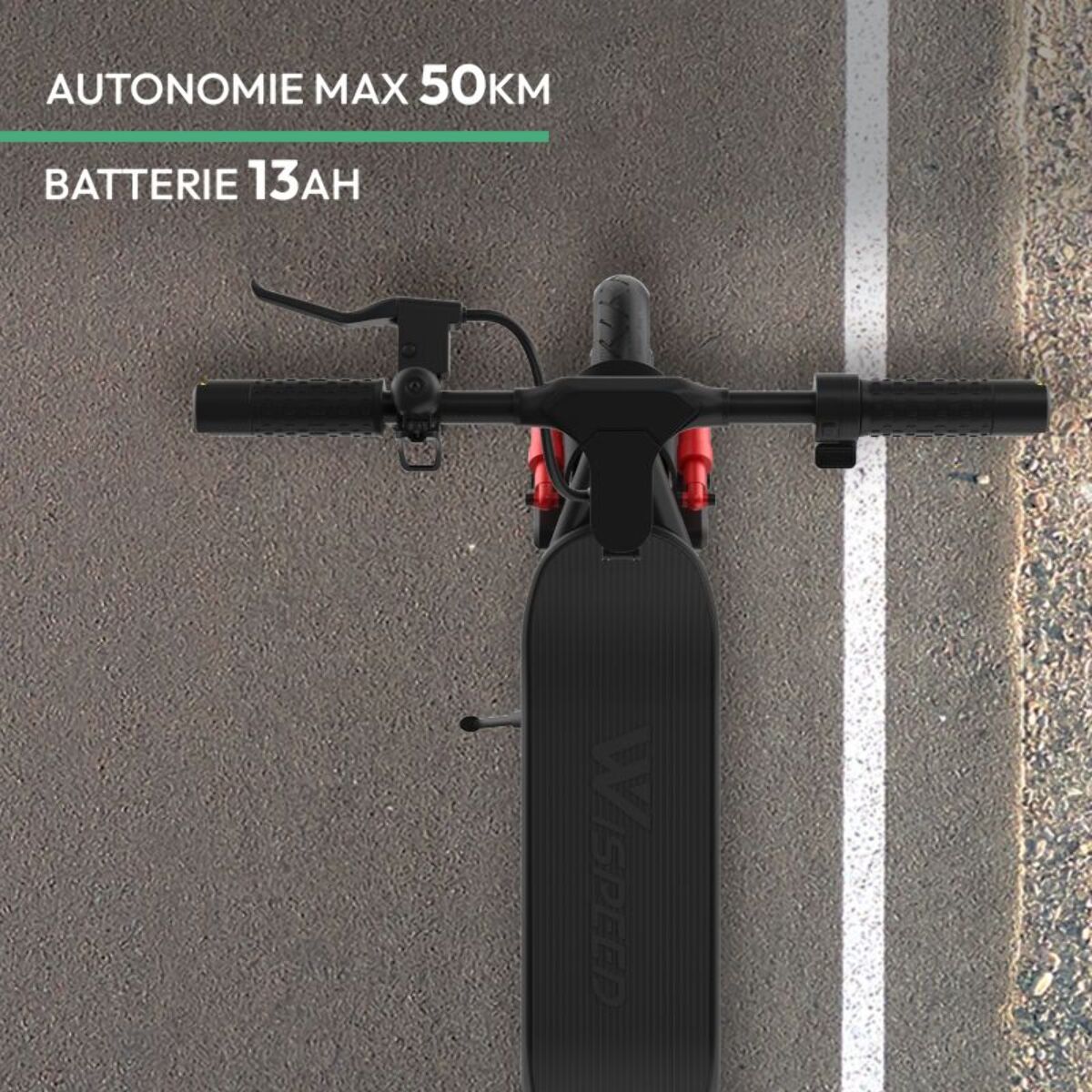 Trottinette WISPEED AIRO V13 noire