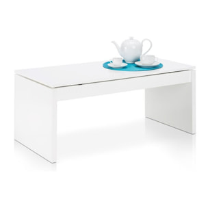 Mesa de centro elevable Zenit Blanco