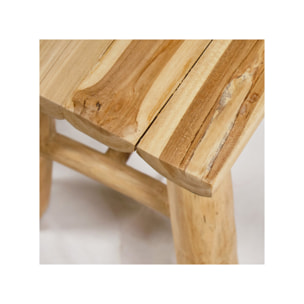 Banc bout de lit 120 cm en bois de teck style exotique - CENDRILLON