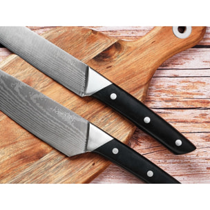 Bloc couteaux de cuisine et couteaux à steak ERLING LOVIISA - 14 pièces