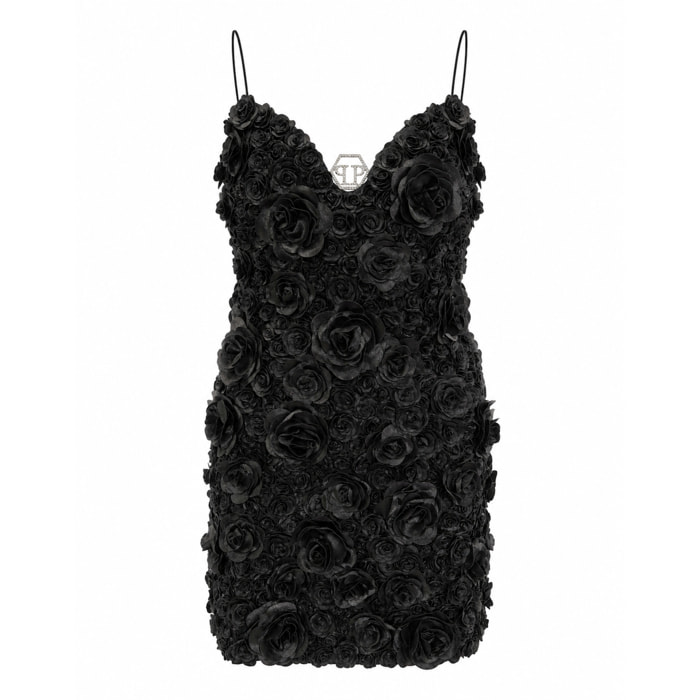 PHILIPP PLEIN Vestido corto FLOWERS