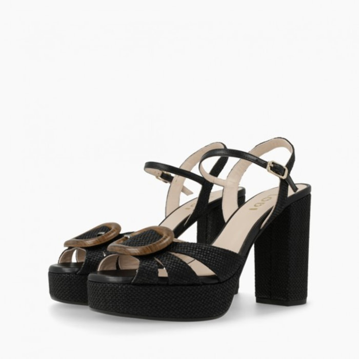 SANDALIAS NEGRAS PAPU