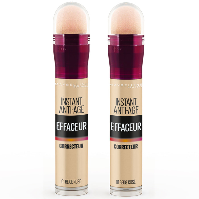 Maybelline New York Instant Anti-Âge L'Effaceur Anti-cernes 01 BEIGE ROSE 6.8 ML