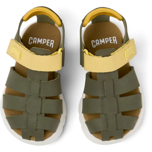 Sandali - CAMPER Oruga - Verde - Pelle scamosciata