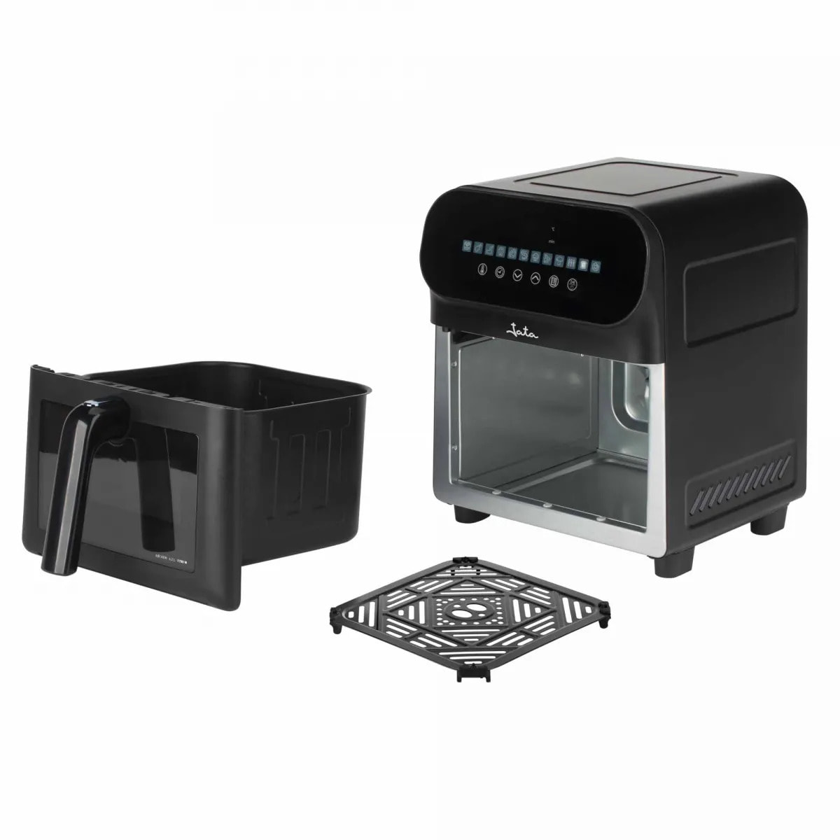 Freidora de aire JATA JEFR1230 de 6,2 litros. Digital. Con ventana para ver los alimentos. Hasta 200º