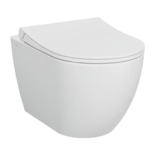 V-Fix Core Pack WC bâti-support + WC sans bride Vitra S60 + Abattant SoftClose + Plaque chrome mat (V-FixS60-5)