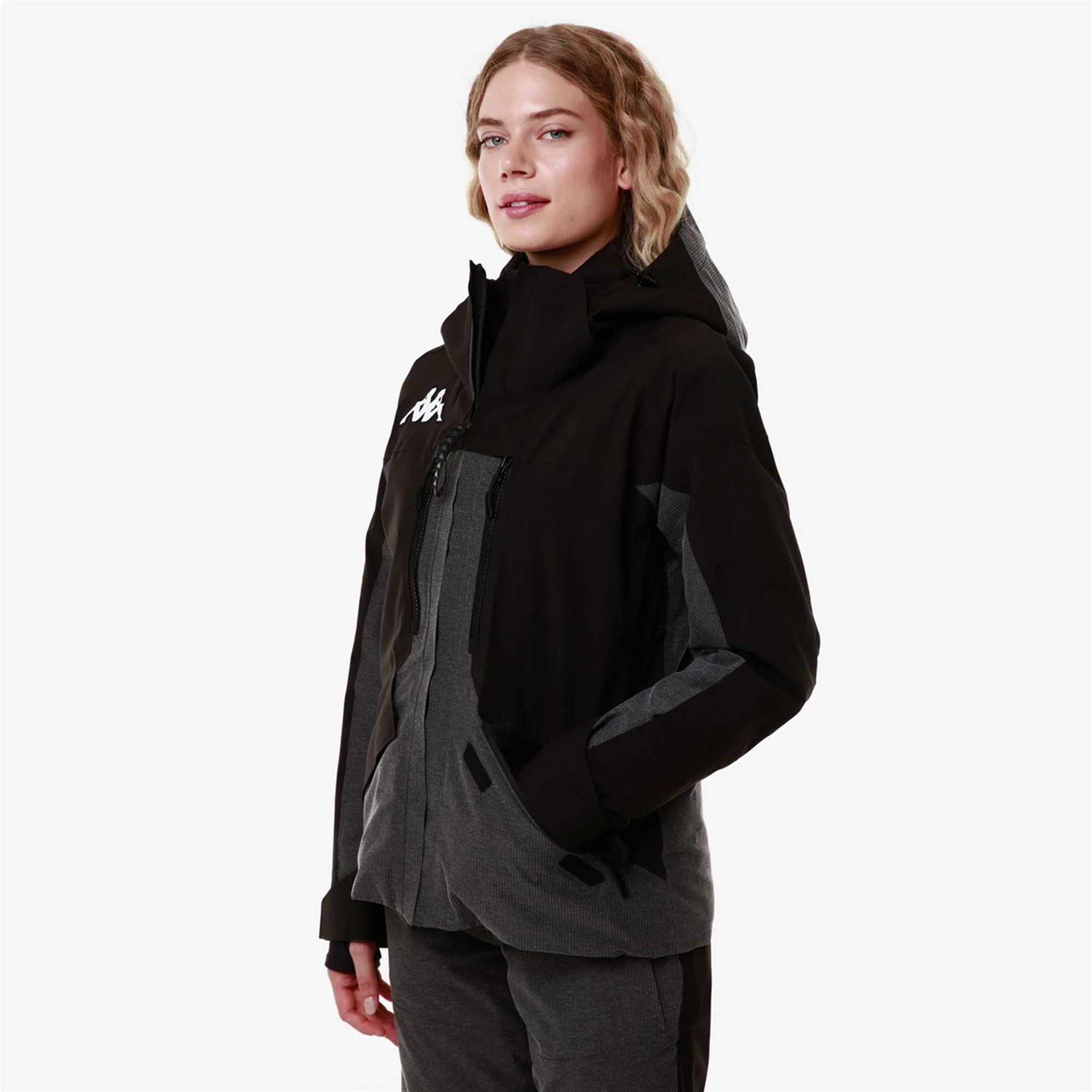 Kappa - Cazadoras Mujer Negro - 6CENTO 604FW