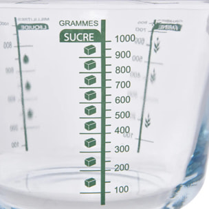 Verre doseur Neo rond 1L transparent