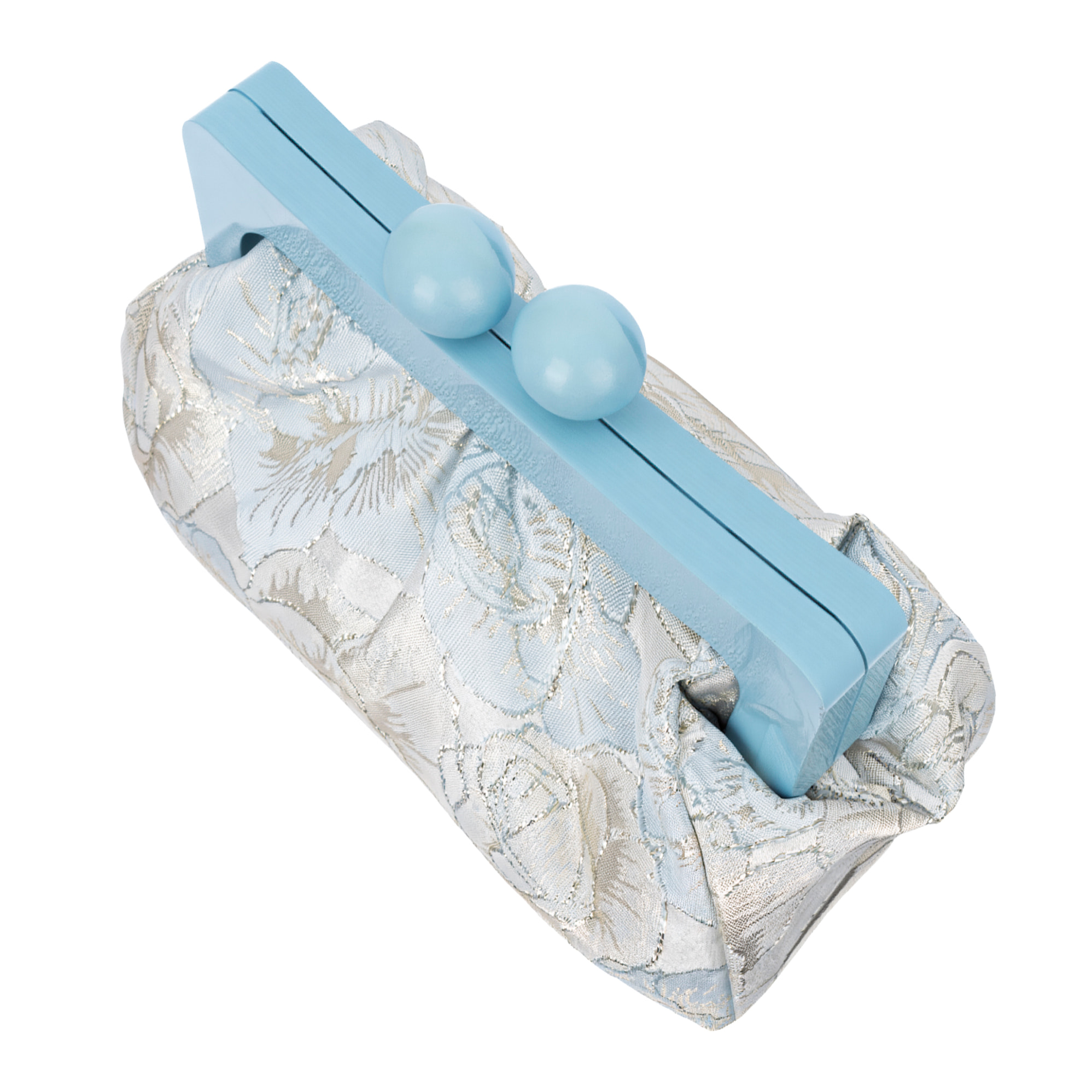 Bormida Bolso bandolera Mujer. Fabricado en madera y tela con diseños florales.