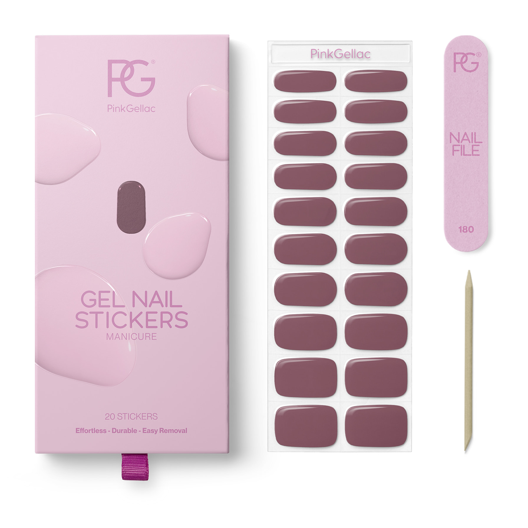 Stickers gel - 0031 Deep Mauve