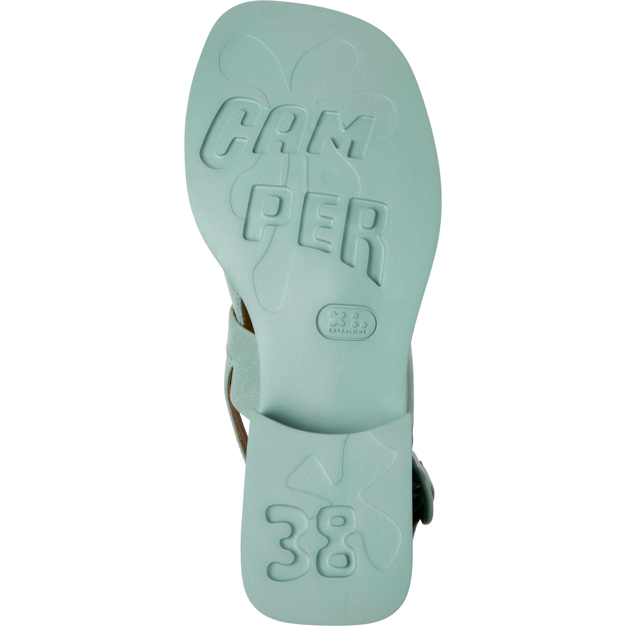 Sandalias - CAMPER Dana - Verde - Cuero Nubuck