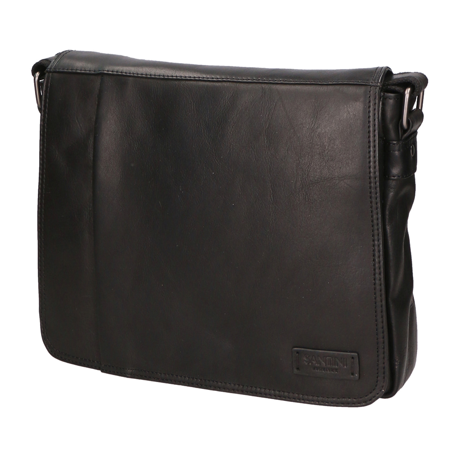 Borsa a tracolla unisex In Vera pelle Made in India 30x27x4 cm