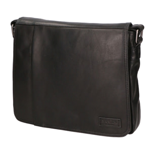 Borsa a tracolla unisex In Vera pelle Made in India 30x27x4 cm