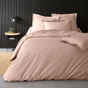 Housse de couette 100% Percale de Coton ORIGINE - Rose