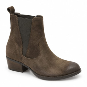 Texano basso in camoscio - tacco 5 cm