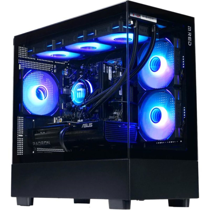 PC Gamer MRED CBT100-01 - AMD Ryzen 7 8700F - AMD Radeon RX 9060 XT - 32 Go RAM DDR5 - SSD 2 To