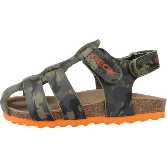Sandalias Niño de la marca GEOX  modelo B SANDAL CHALKI BOY VERDE