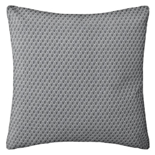 Coussin motifs "Otto" gris 38x38cm