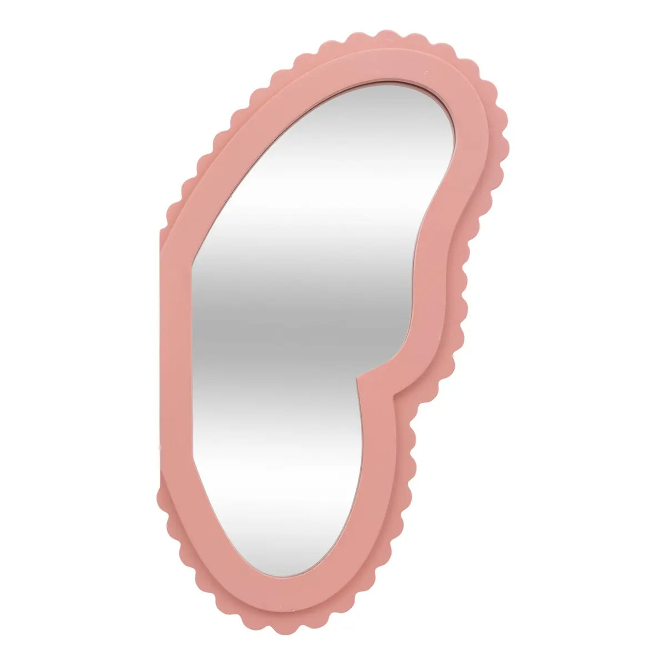 2 miroirs enfant papillon "Anna" rose 37x19cm