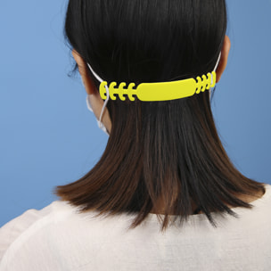 Salva-orecchie per mascherine, in silicone morbido e flessibile.