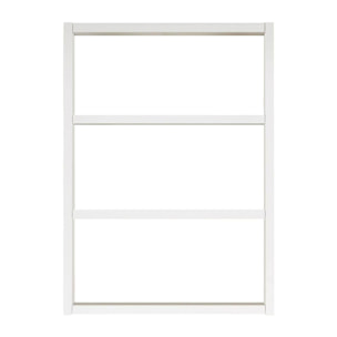 Mensola Dalbier, Scaffale, Ripiano a muro, Scaffalatura multiuso, 43x9h60 cm, Bianco