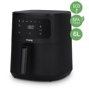 Freidora de aire FRY860 H.Koenig, 6L, 1500W