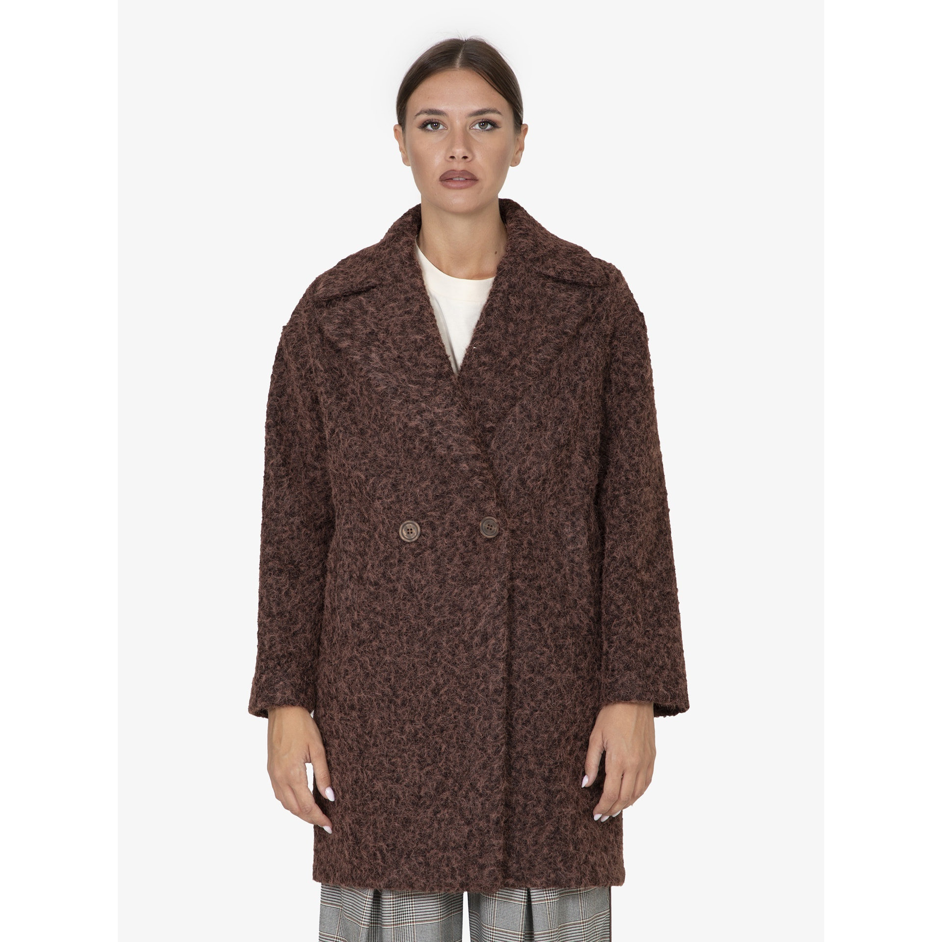 Cappotto da donna Made in Italy - Modello Valoria Plus - 100% poliestere