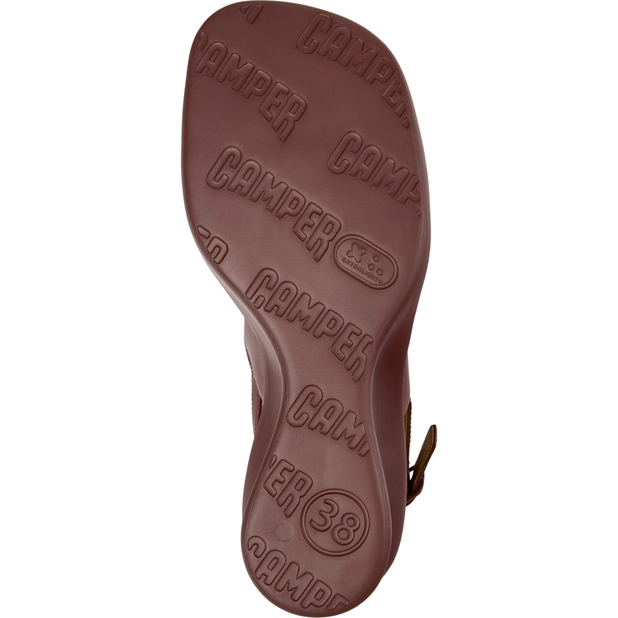 Sandali - CAMPER Louise Sandal - Bordeaux - Pelle liscia