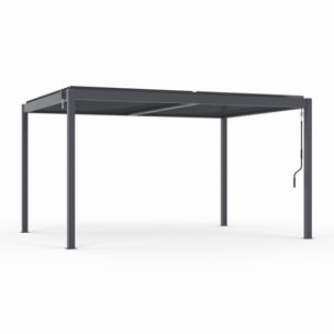 Pergola bioclimatique 3x4m aluminium lames orientables