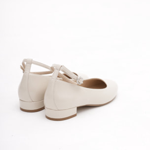 DECOLLETE' BASSA CINTURINO CHOCOLA' PANNA