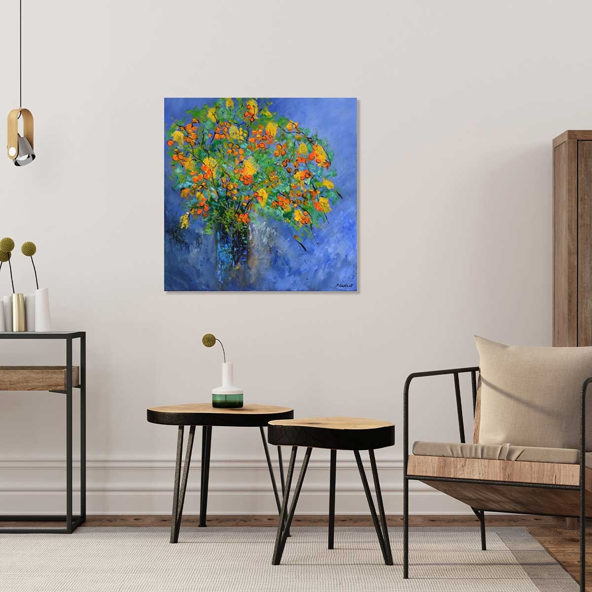 Tableau bouquet composé Toile imprimée